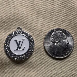 Louis Vuitton Silver and White Pendant